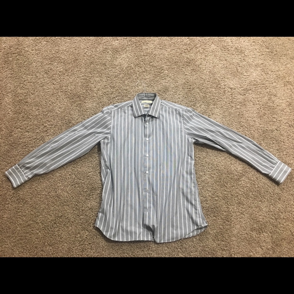 Jay and Leonard Easy Care 16.5 34/35 Slim Fit